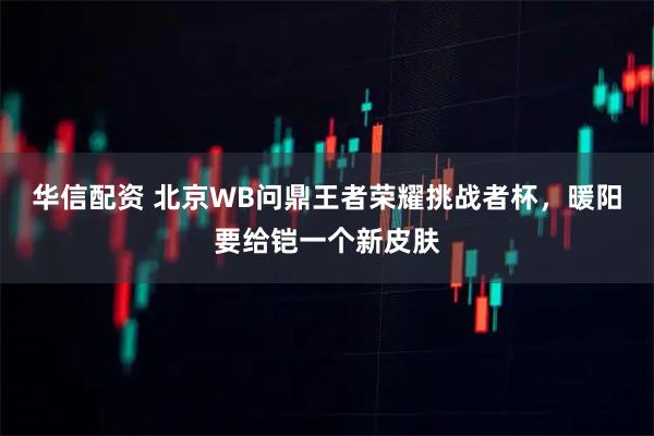 华信配资 北京WB问鼎王者荣耀挑战者杯，暖阳要给铠一个新皮肤